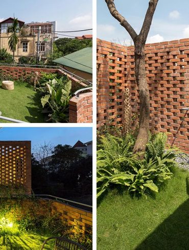 a-rooftop-lounge-and-garden-surrounded-by-brick-walls-was-designed-for-this-home