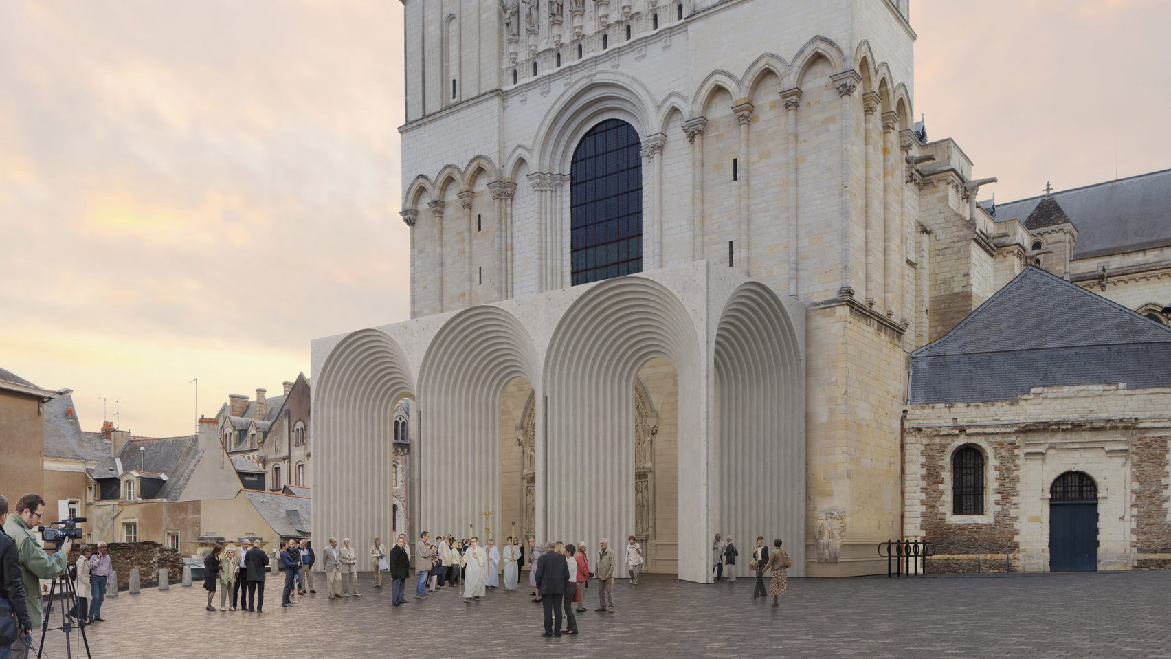 in-france,-kengo-kuma-architects-adds-beautiful-arches-to-the-gothic-angers-cathedral-–