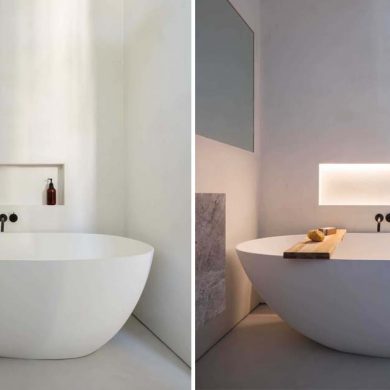 a-shelving-niche-with-led-lighting-creates-a-calm-atmosphere-in-this-bathroom