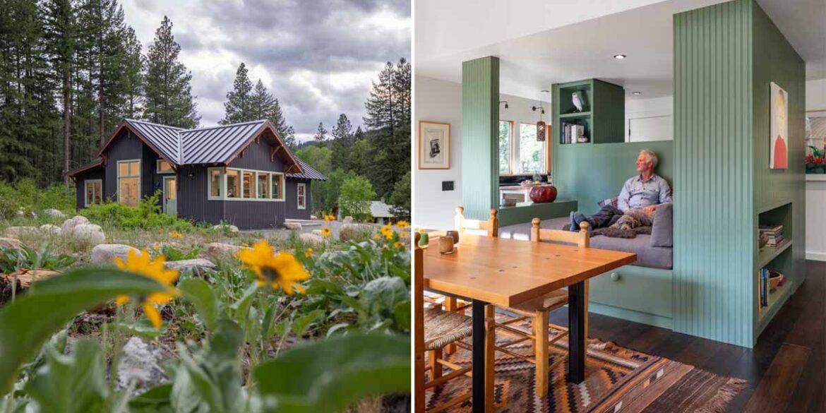 a-daybed-nook-is-a-great-place-to-read-inside-this-cabin