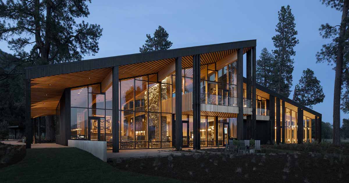 a-warm-wood-interior-contrasts-with-the-black-charred-cedar-exterior-at-this-ranch-lodge-in-oregon